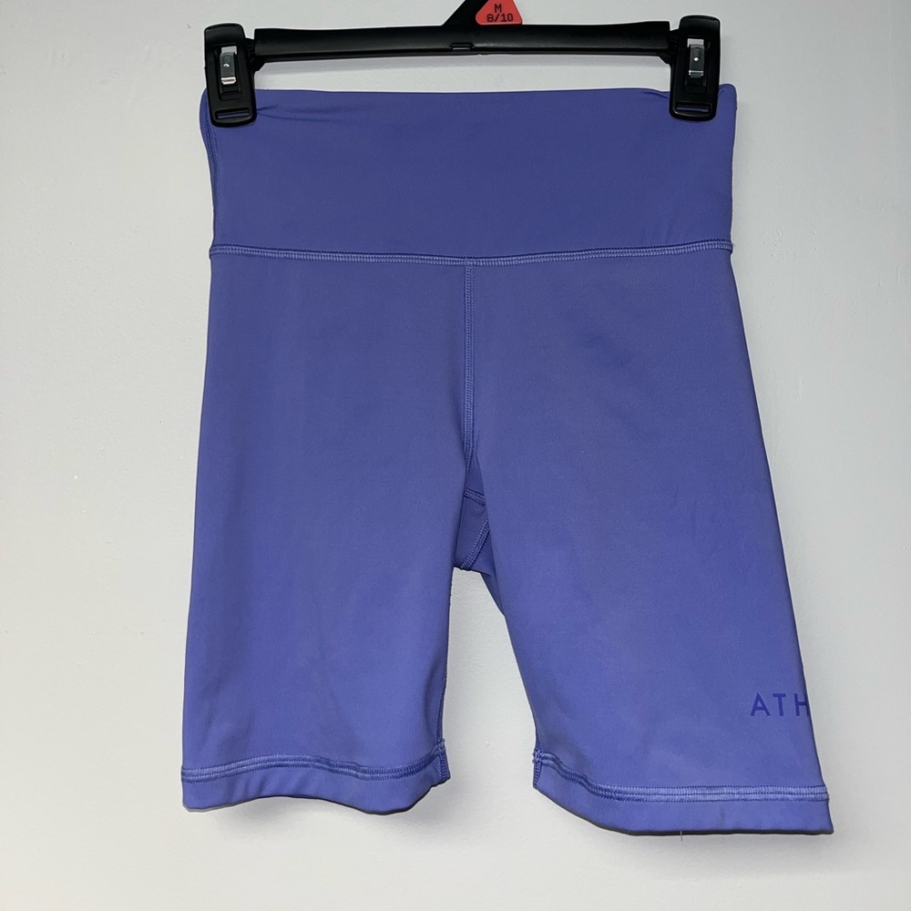 Athleta Elation Purple Biker Shorts